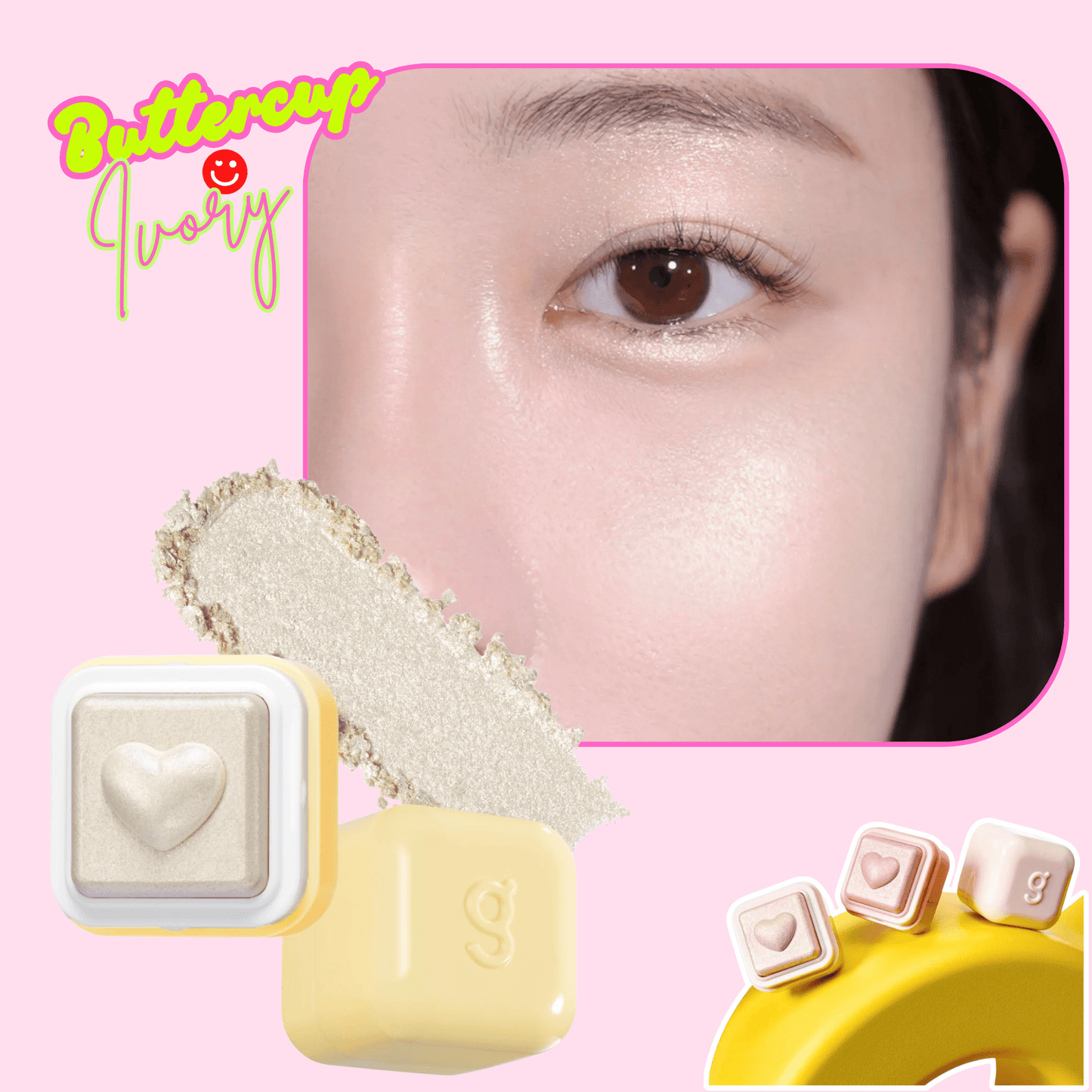 Milk highlighter eye area highlight inner corner glow - Overrated Korean Beauty & More