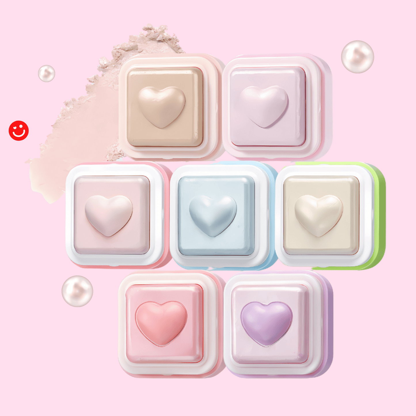 Milk highlighter variety shades cube set Korean cosmetics - Overrated Korean Beauty & More