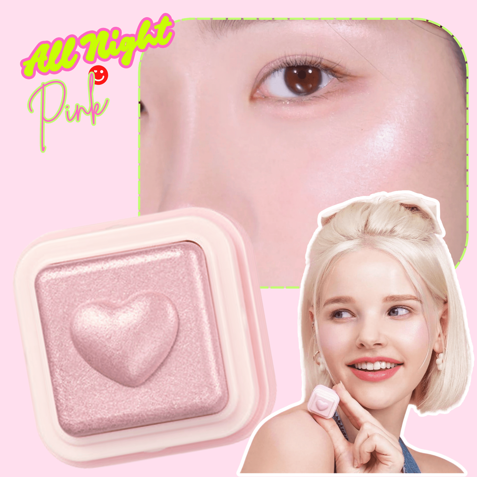 Milk highlighter model cheekbone shimmer radiance Korean beauty - Overrated Korean Beauty & More