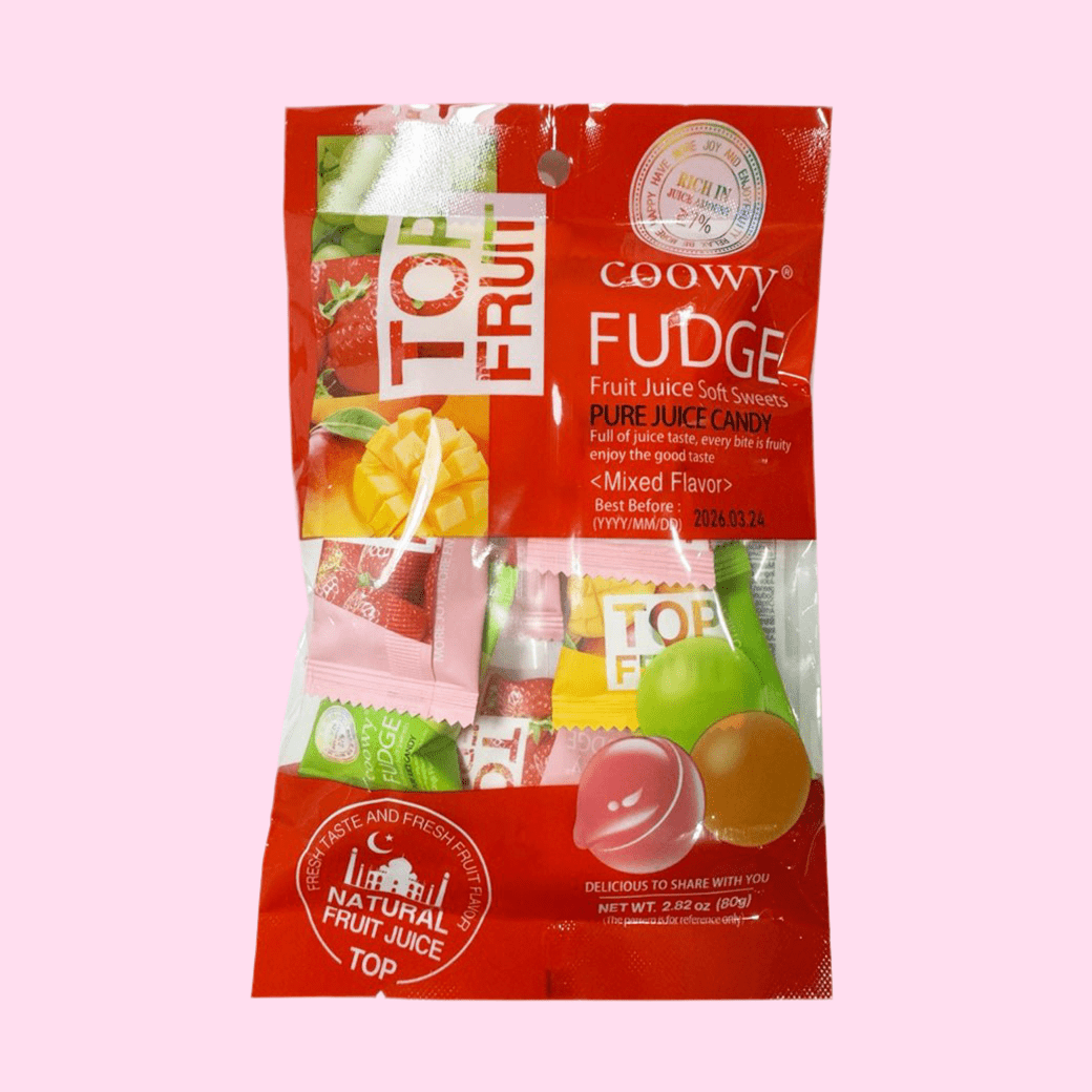COOWY Top Fruit Mixed Soft Sweets Pure Juice Candy - OVERRATED