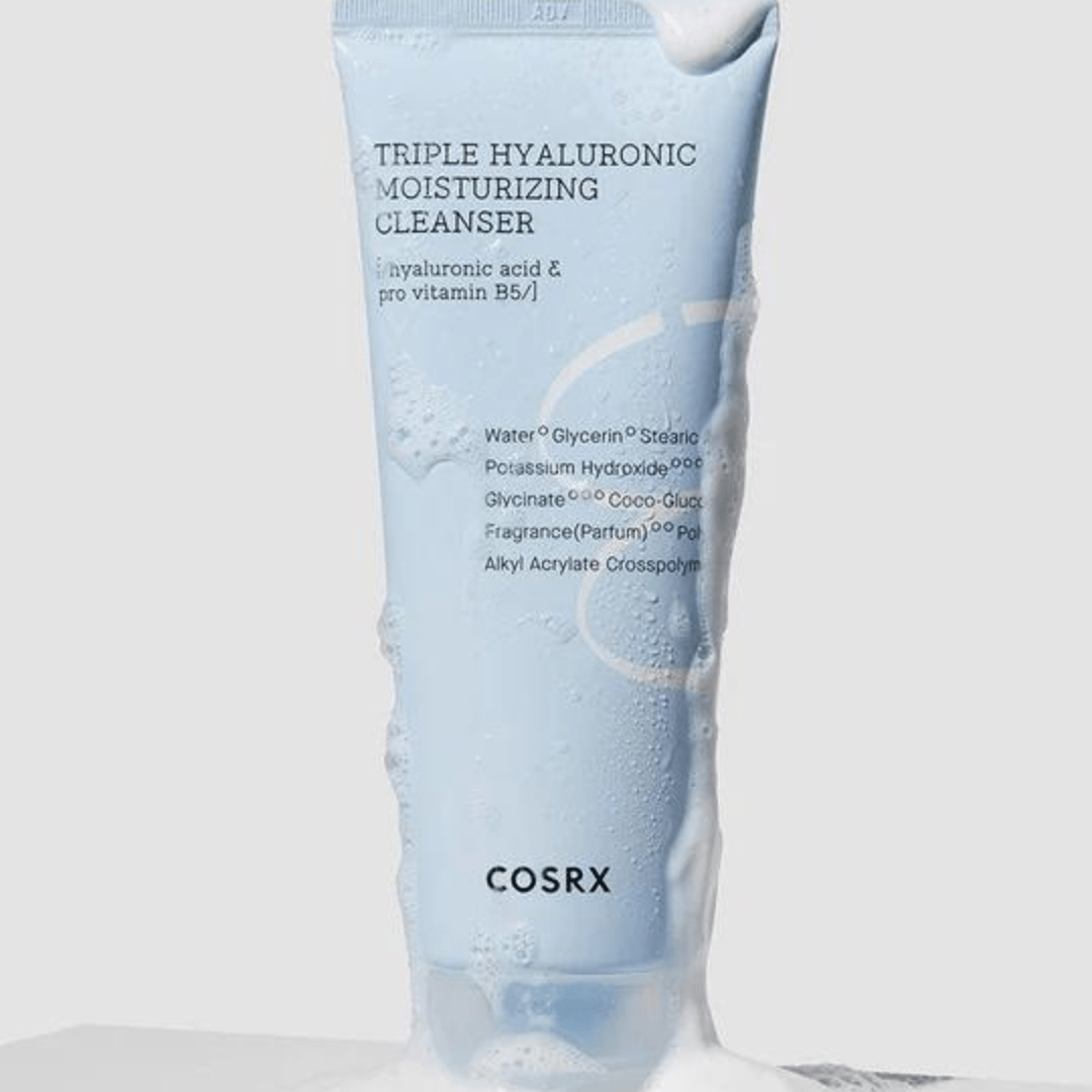 COSRX Moisturizing Hydrium Triple Hyaluronic Face Cleanser - OVERRATED