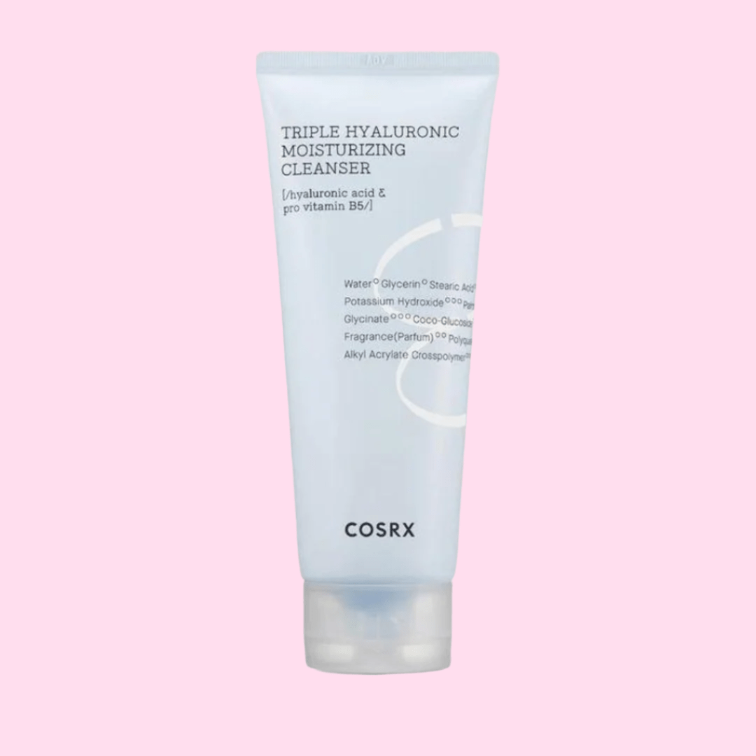 COSRX Moisturizing Hydrium Triple Hyaluronic Face Cleanser - OVERRATED