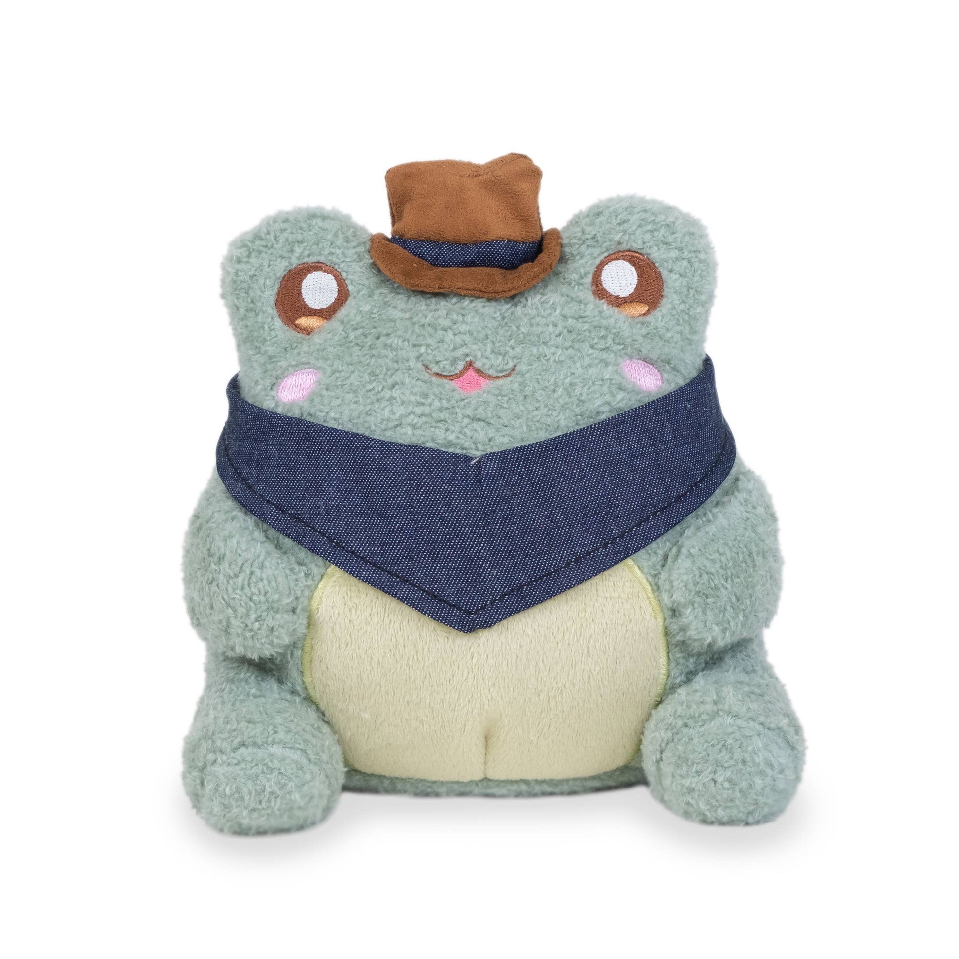 Cute Kawaii Lil Cowboy Wawa Frog Cartoon Soft Plush - OVERRATED