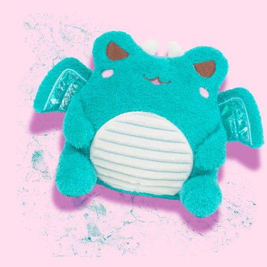 Cute Kawaii Lil Teal Dragon Wawa Soft Plush - OVERRATED