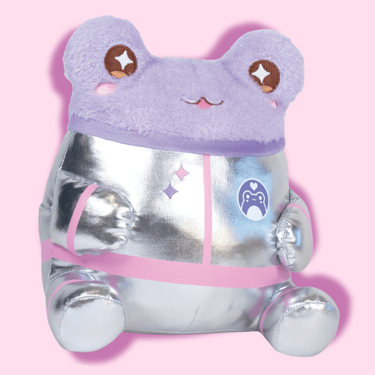 Cute Kawaii Soft Animal Frog Plush Astronaut Wawa Purple - OVERRATED