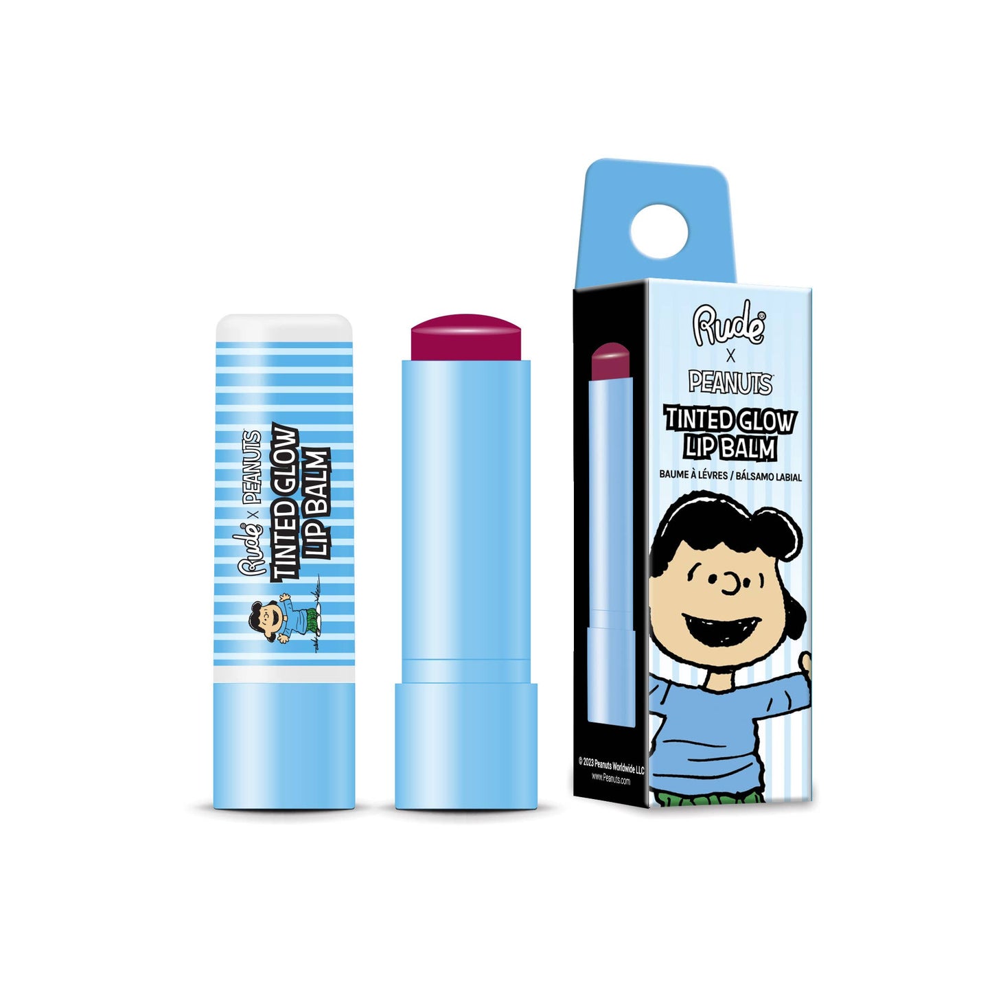 Peanuts Tinted Glow Lip Balm: Sally - Light Pink