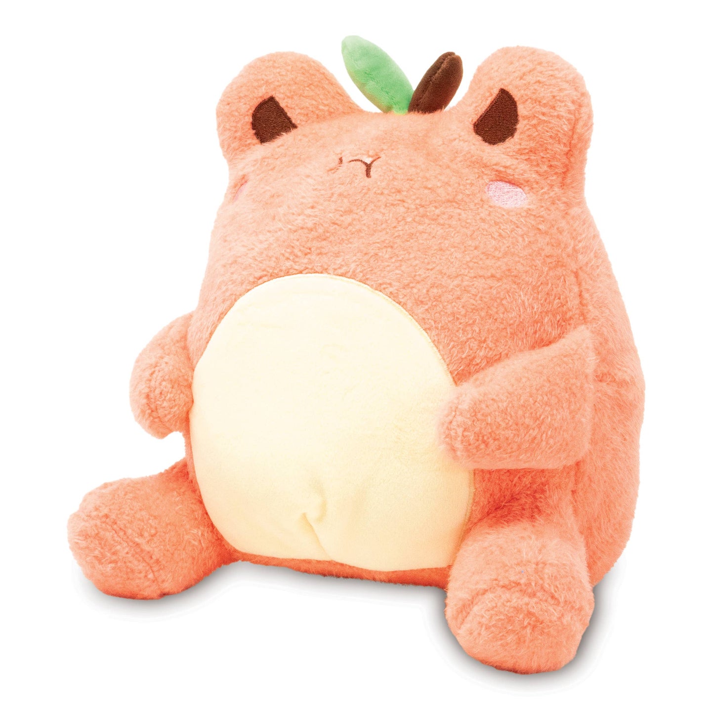 Kawaii Peach Wawa Soft Fruit Frog Plushie