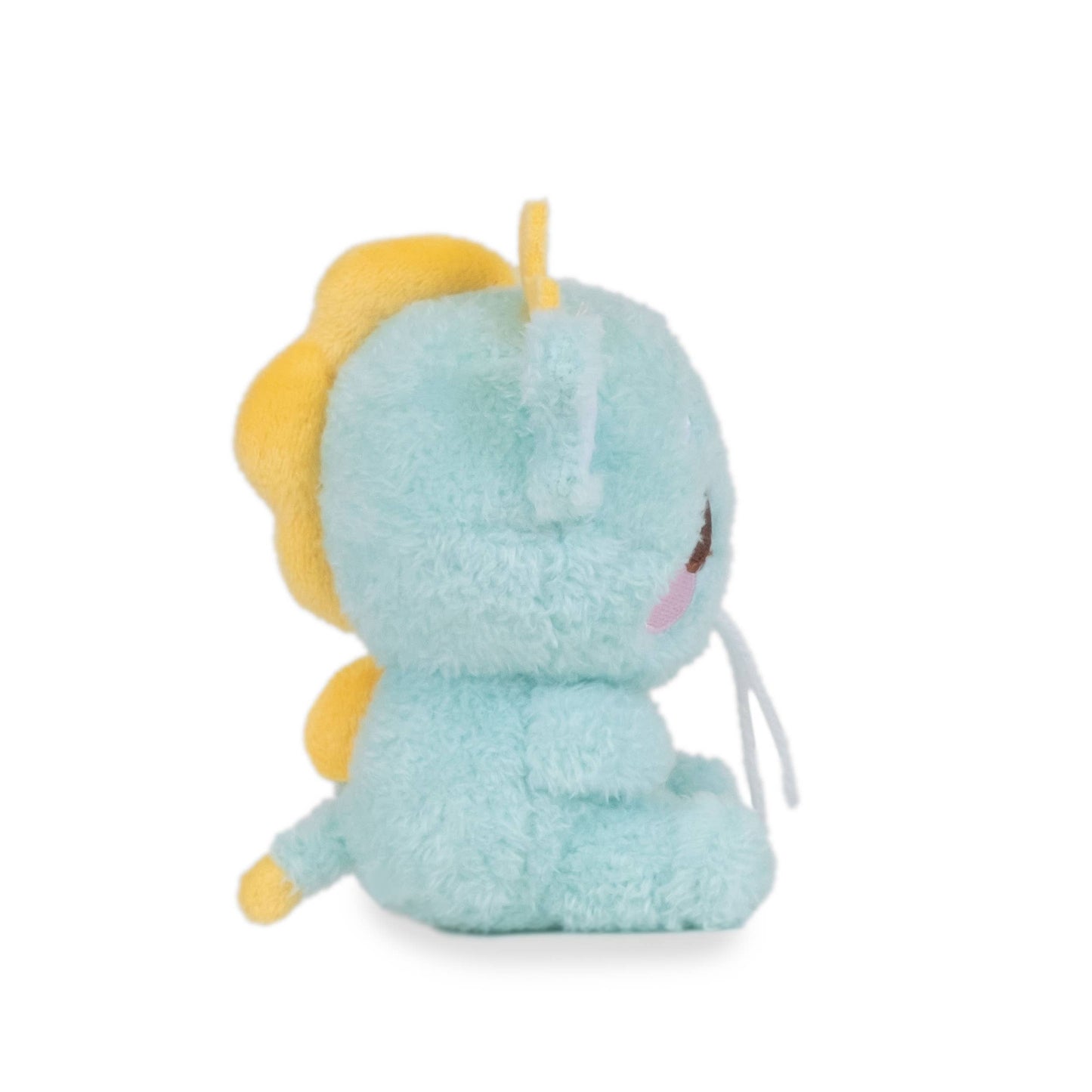 Mini Kai Keychain (Cute Kawaii Soft Blue Dragon Plush Clip)