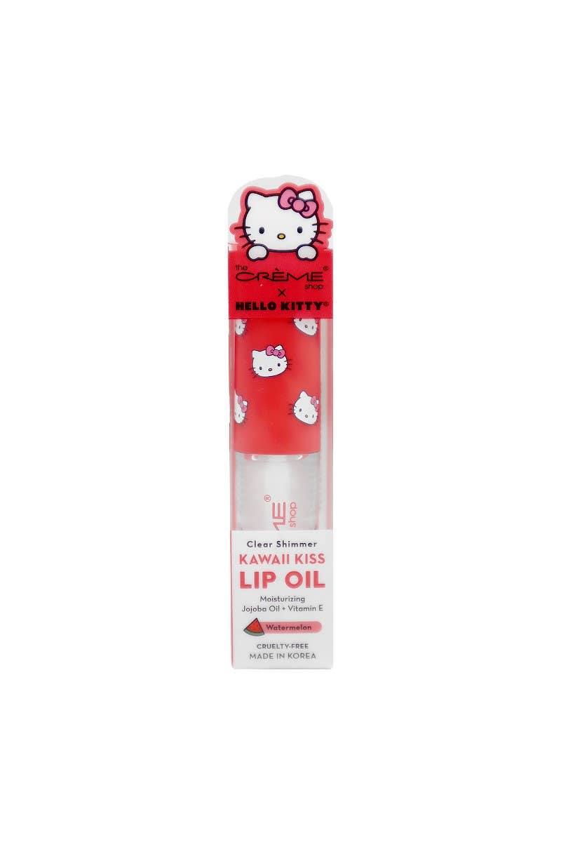 Crème Shop Hello Kitty Watermelon Shimmer Lip Oil