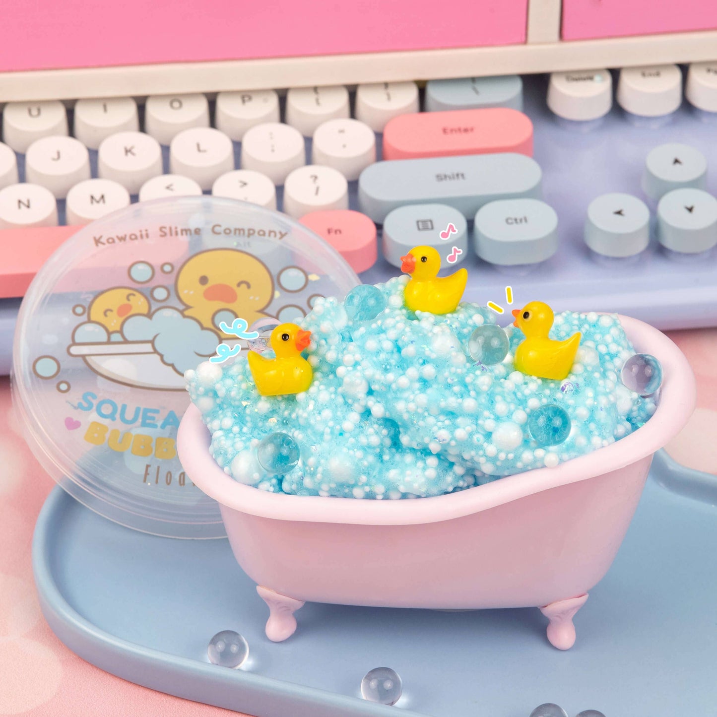 Kawaii Slime Co. Squeaky Clean Bubble Bath Floam Slime