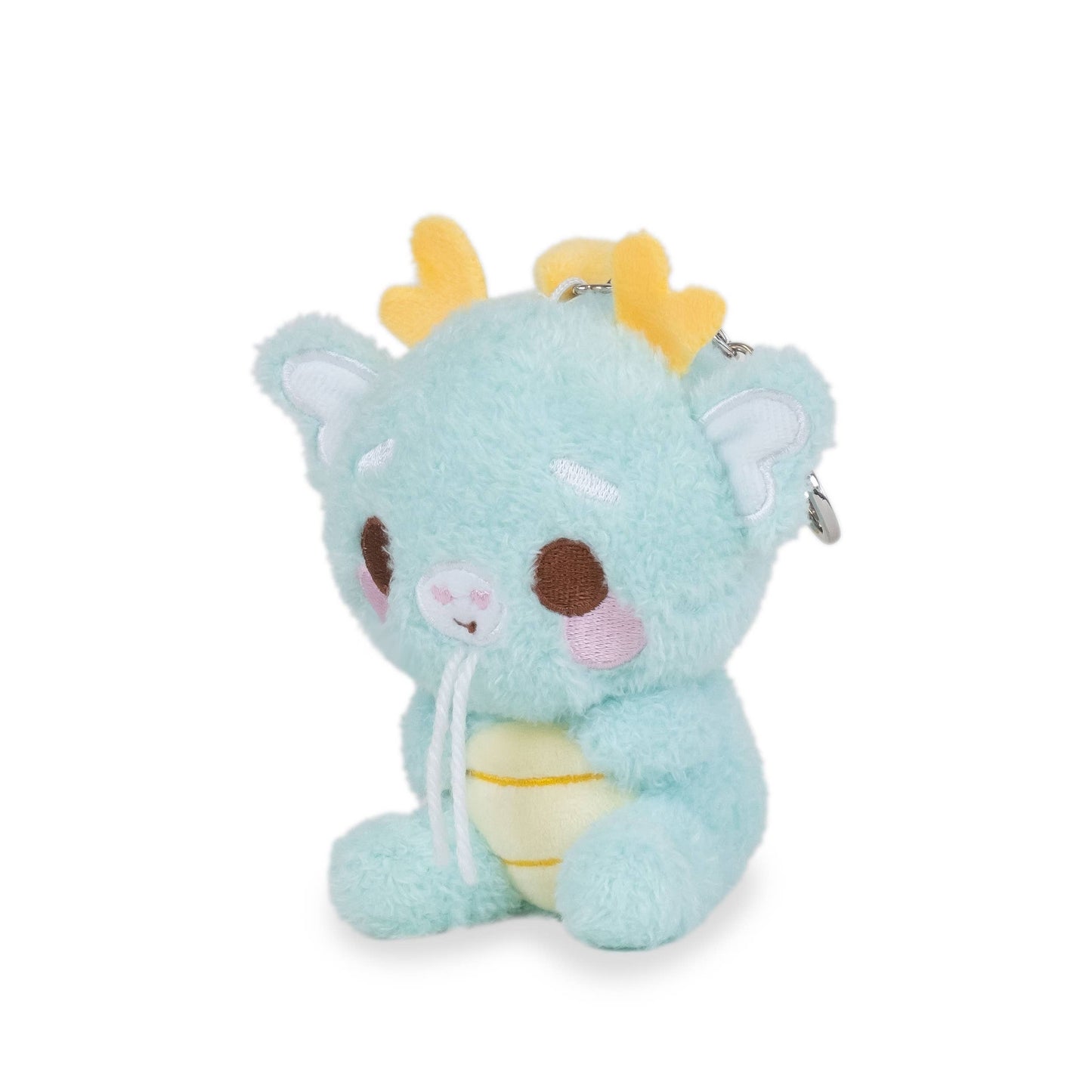 Mini Kai Keychain (Cute Kawaii Soft Blue Dragon Plush Clip)