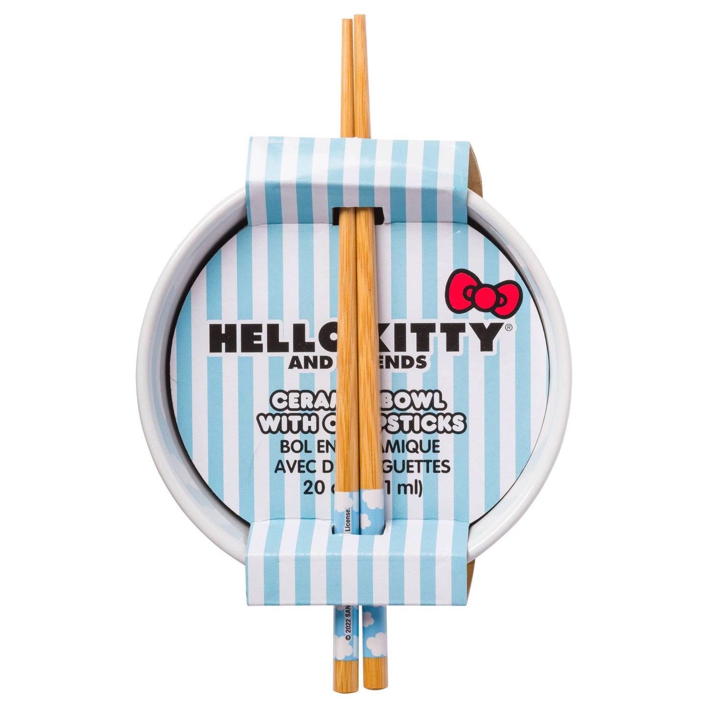 Hello Kitty and Friends Rainbow Ramen Bowl with Chopsticks