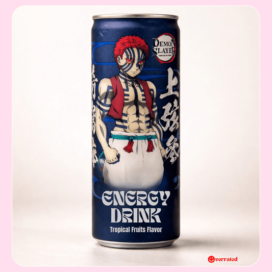 anime energy drink demon slayer tropical fruits flavored collectible can - Overrated Korean Beauty & More