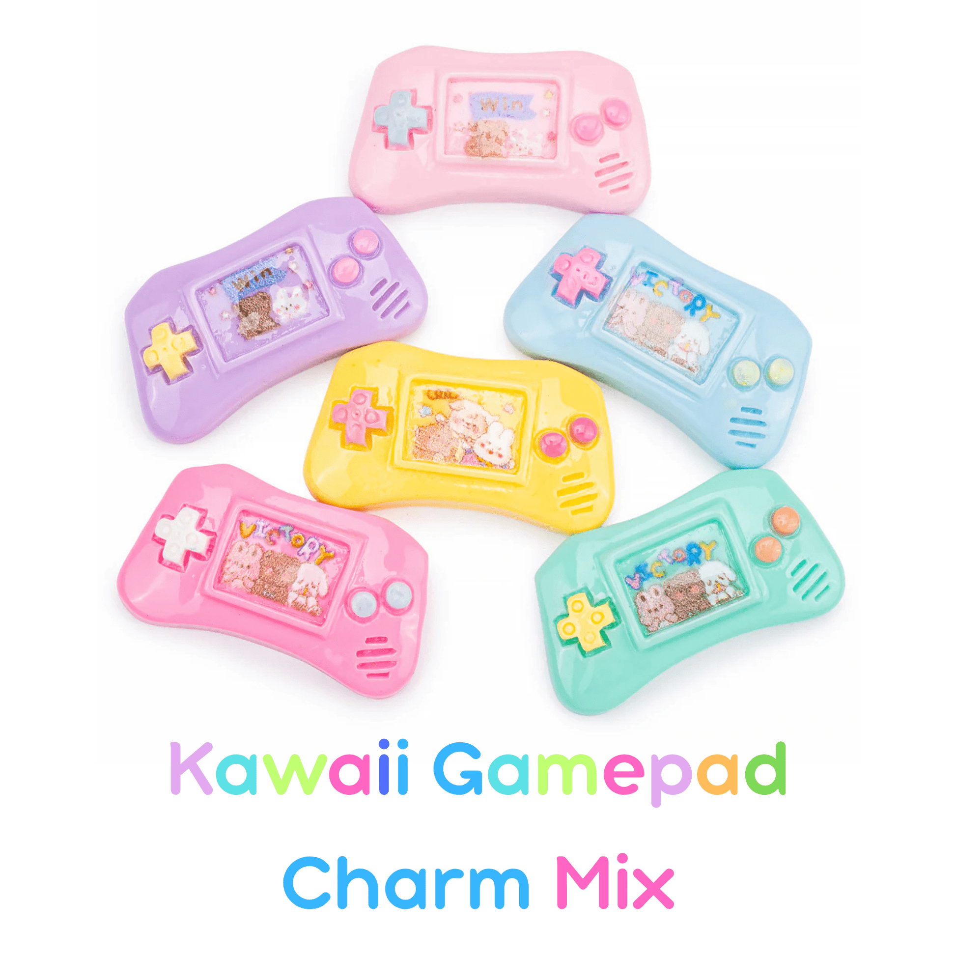 Ocean shell themed DIY slime toppings loose charms resin craft - Overrated Korean Beauty & More