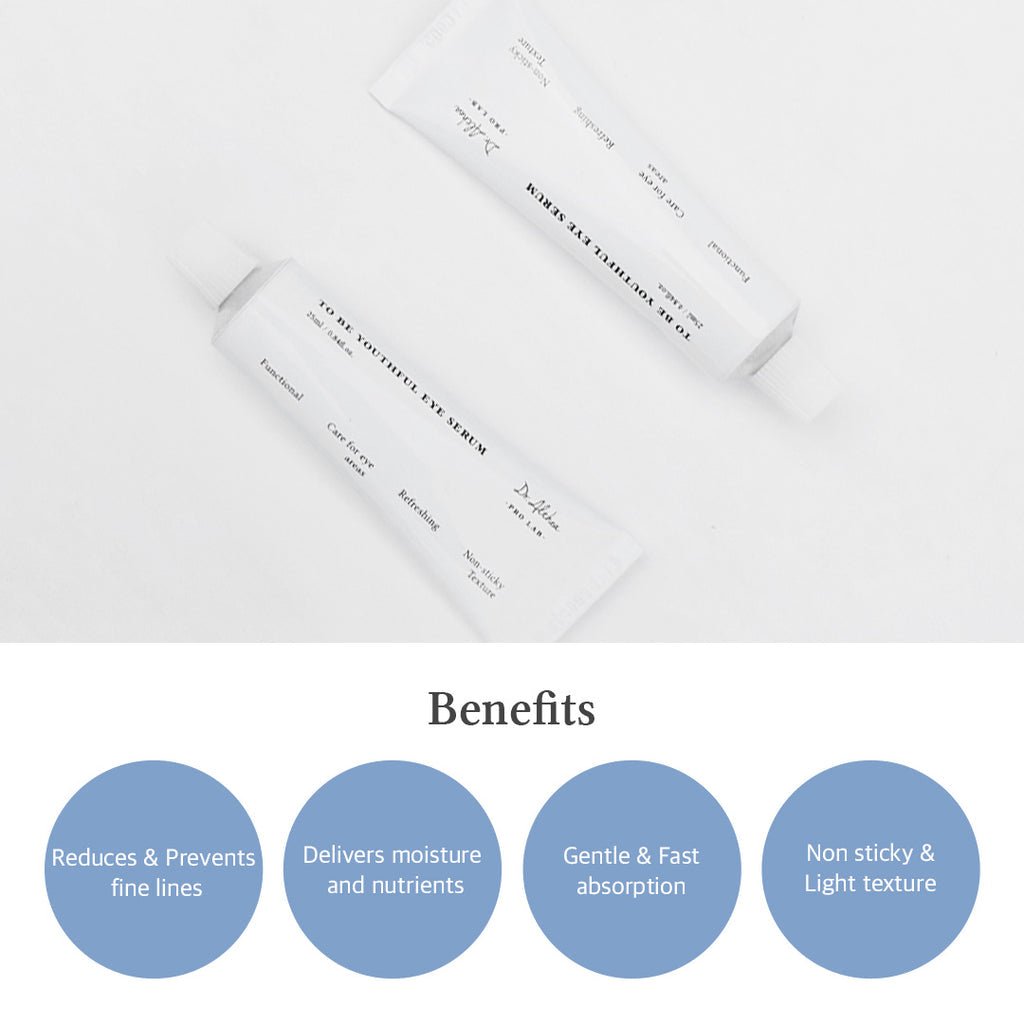 Dr. Althea eye serum To Be Youthful shade range and formula color tones - Overrated Korean Beauty & More