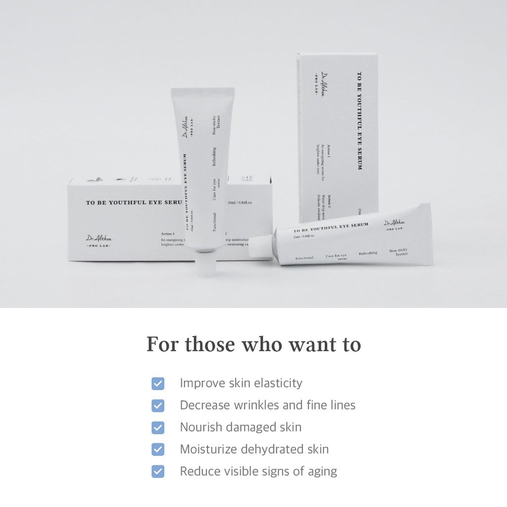 Dr. Althea eye serum To Be Youthful Korean skincare brand logo packaging - Overrated Korean Beauty & More