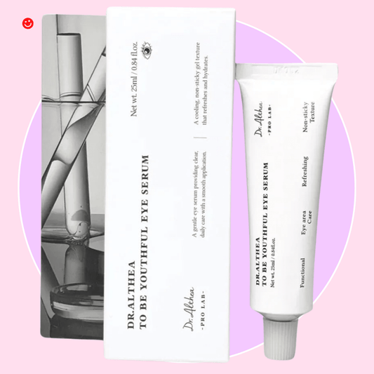 Dr. Althea eye serum To Be Youthful product packaging front view - Overrated Korean Beauty & More