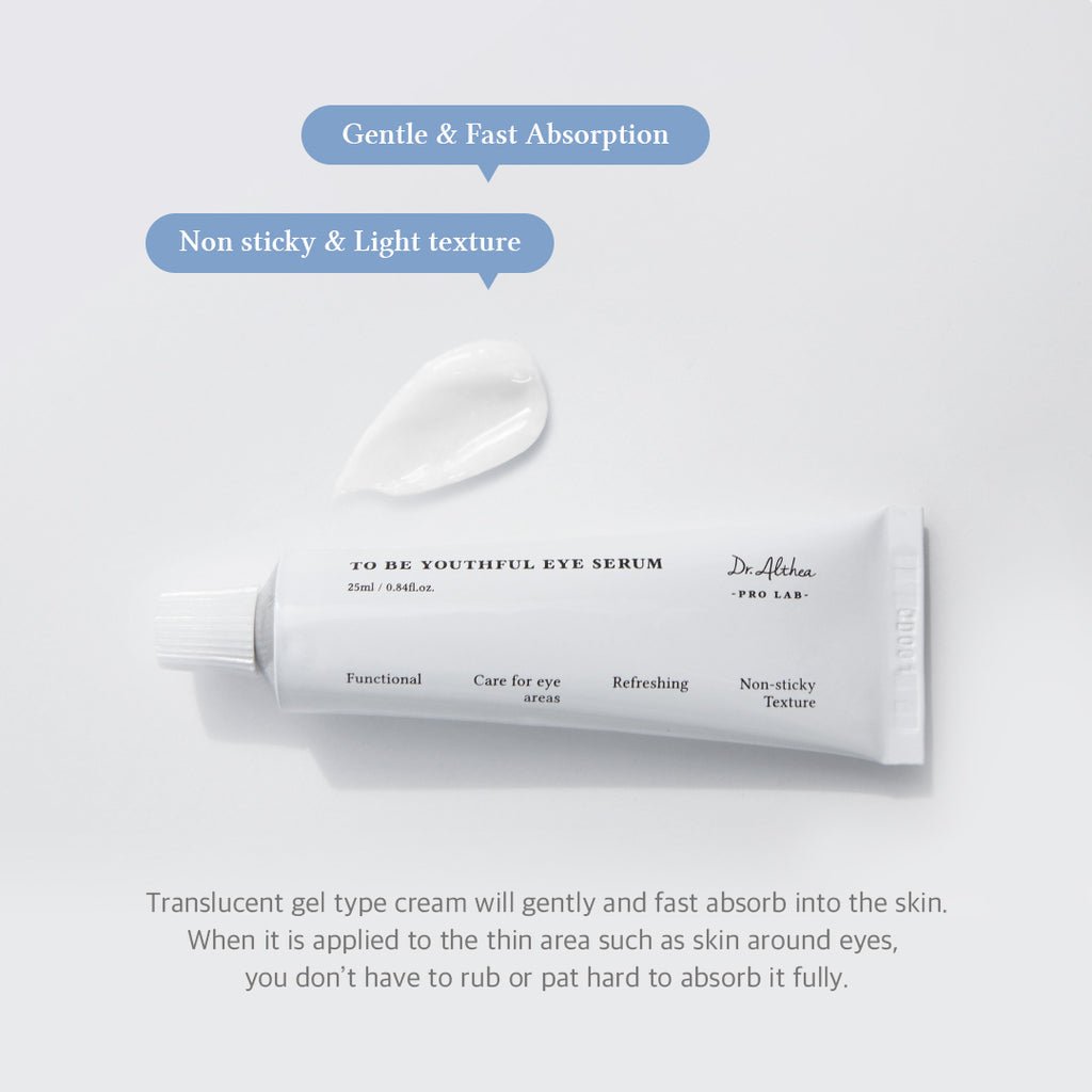 Dr. Althea eye serum To Be Youthful anti-wrinkle fine lines eye area result - Overrated Korean Beauty & More