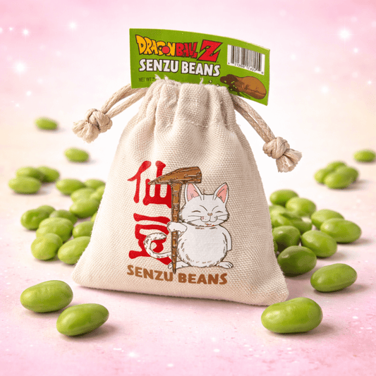 Anime candy snacks Dragon Ball Z Senzu Beans pouch - Overrated Korean Beauty & More