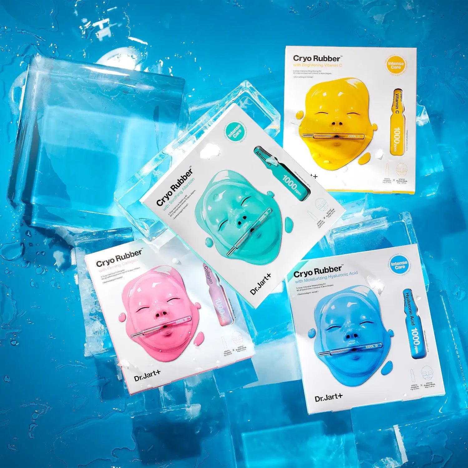 [DR.JART+] CRYO RUBBER MASK, 4 TYPES: Yellow (Brightening) - OVERRATED