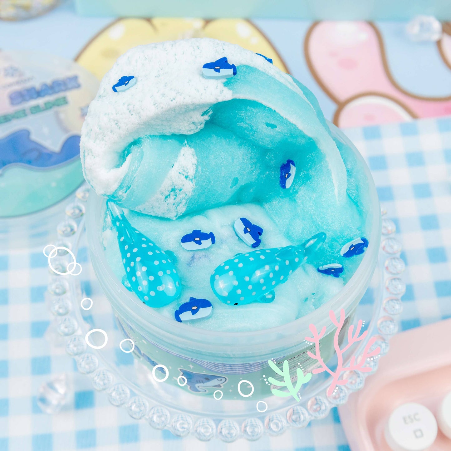 Kawaii Slime Co. Gummy Shark Jelly Creme Slime