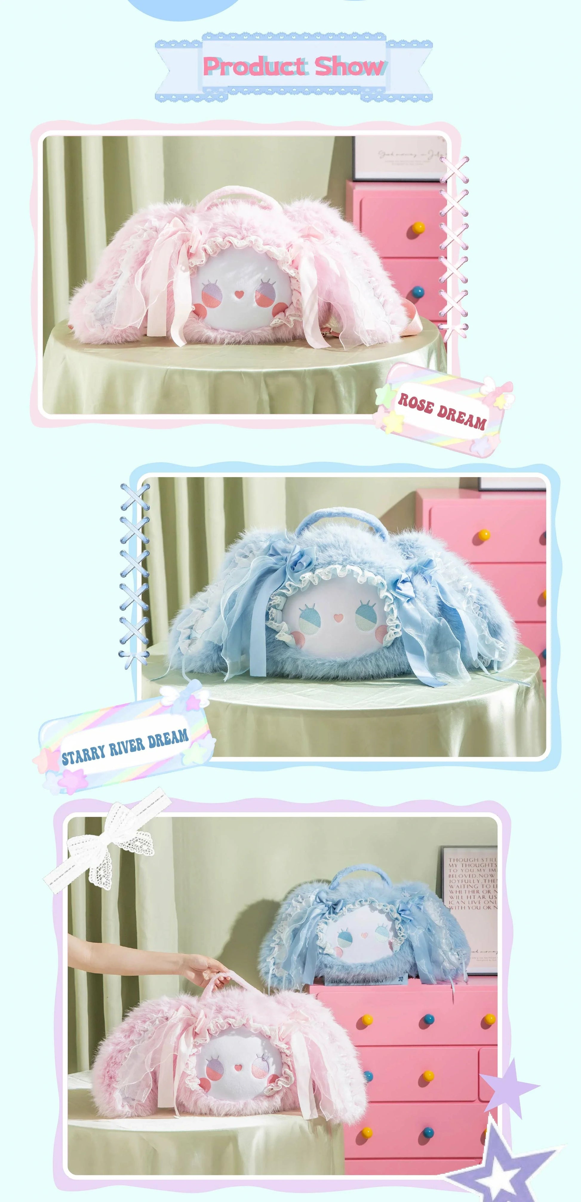 EMMA Dreamland Series Lop-Eared Rabbit Backpack - OVERRATED