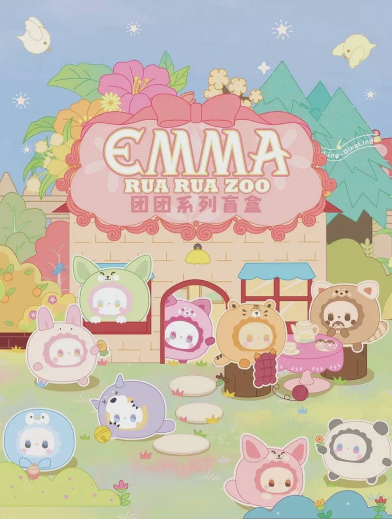 Emma Rua Rua Zoo Tuan Tuan Plush Keychain Blind Box - OVERRATED