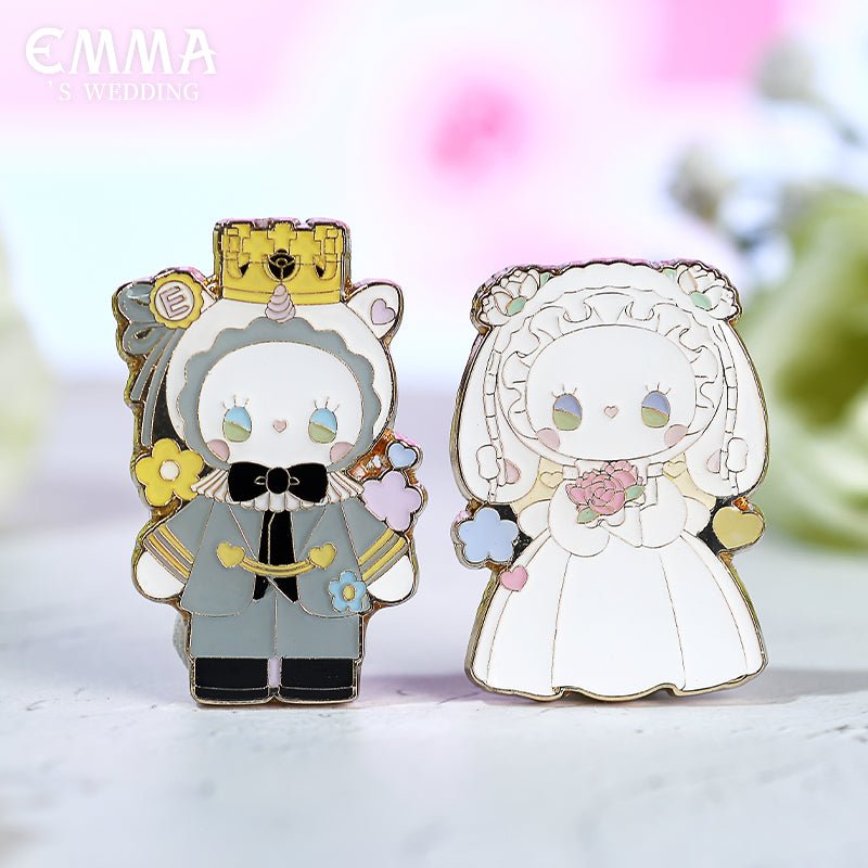 Emma blind box delicate wedding badge series random figure gift - Overrated Korean Beauty & More