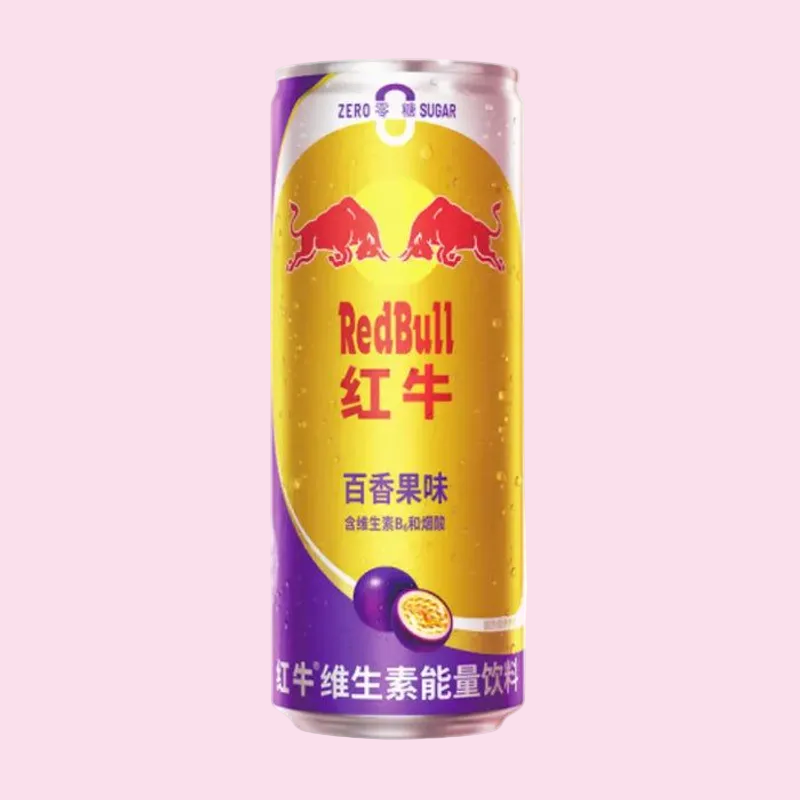 Passion fruit energy drink 24 count can tropical flavor - Overrated Korean Beauty & More