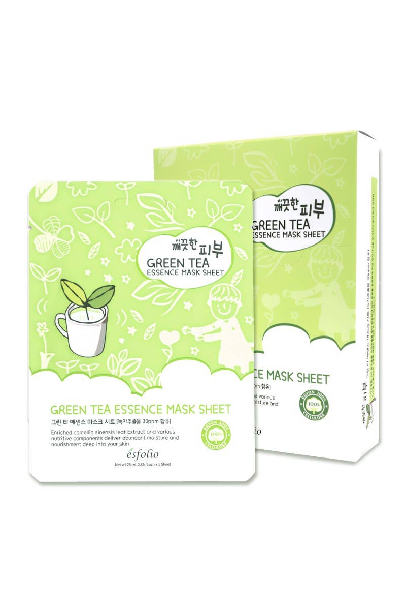 Esfolio Essence Mask Sheet Green Tea - OVERRATED