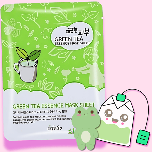 Esfolio Essence Mask Sheet Green Tea - OVERRATED