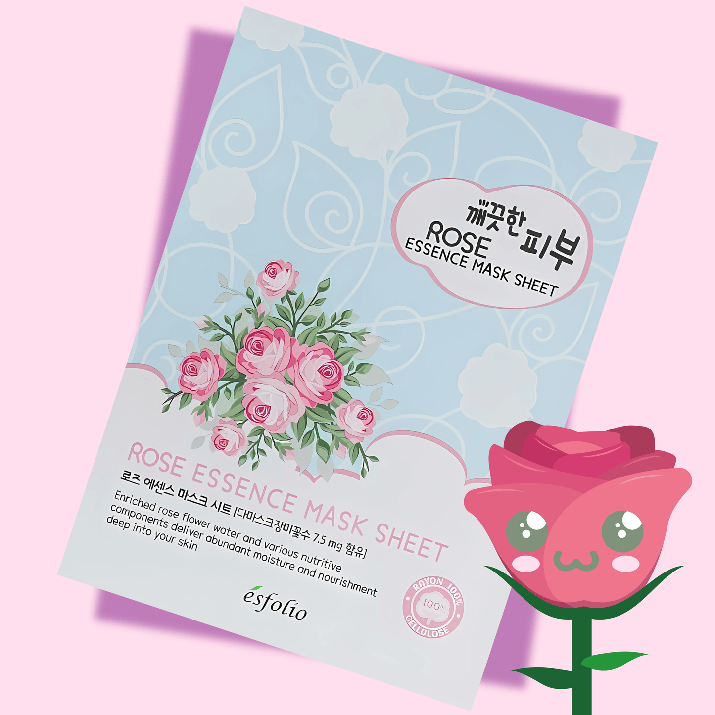 Esfolio Essence Mask Sheet Rose - OVERRATED