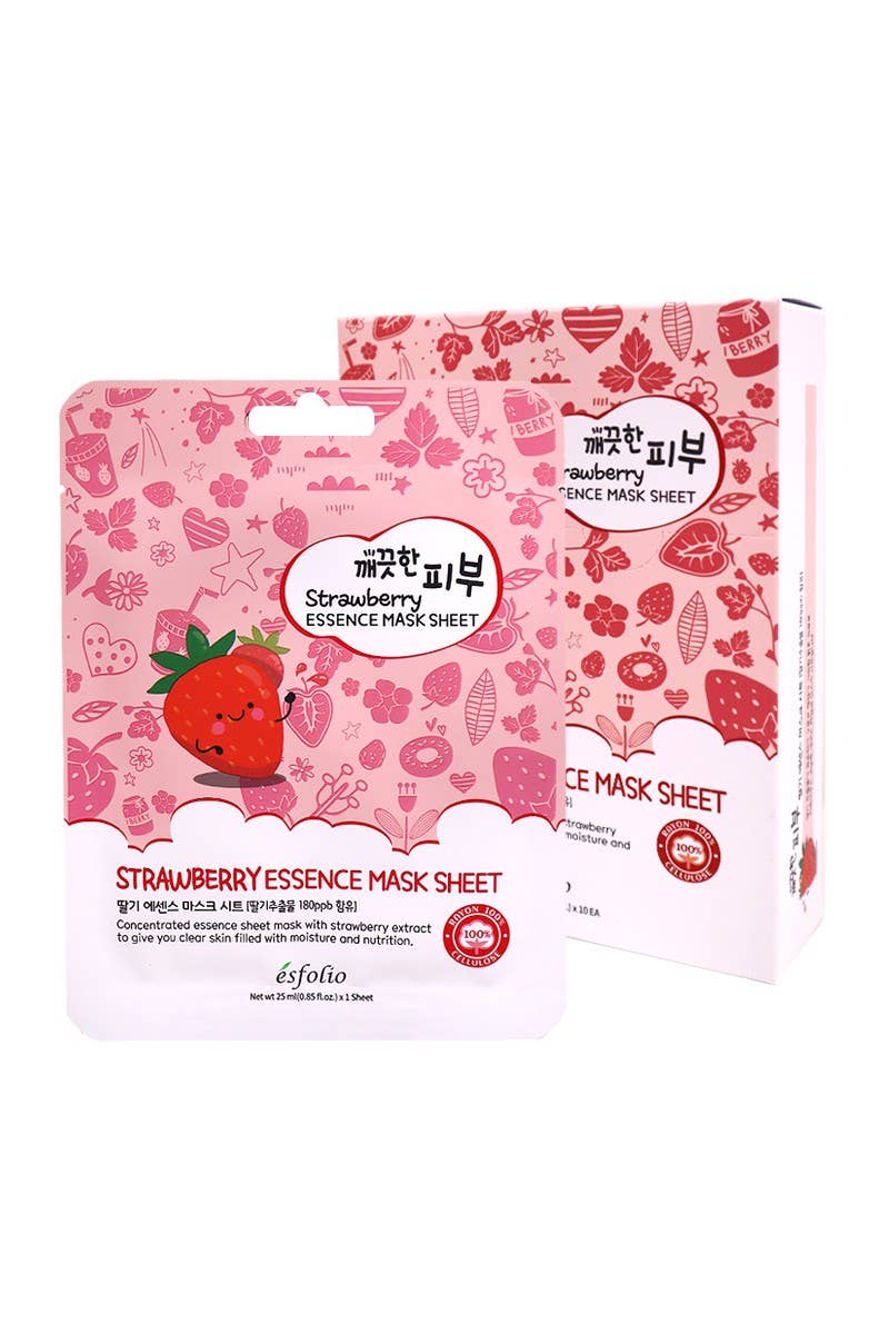 Esfolio Essence Mask Sheet Strawberry - OVERRATED