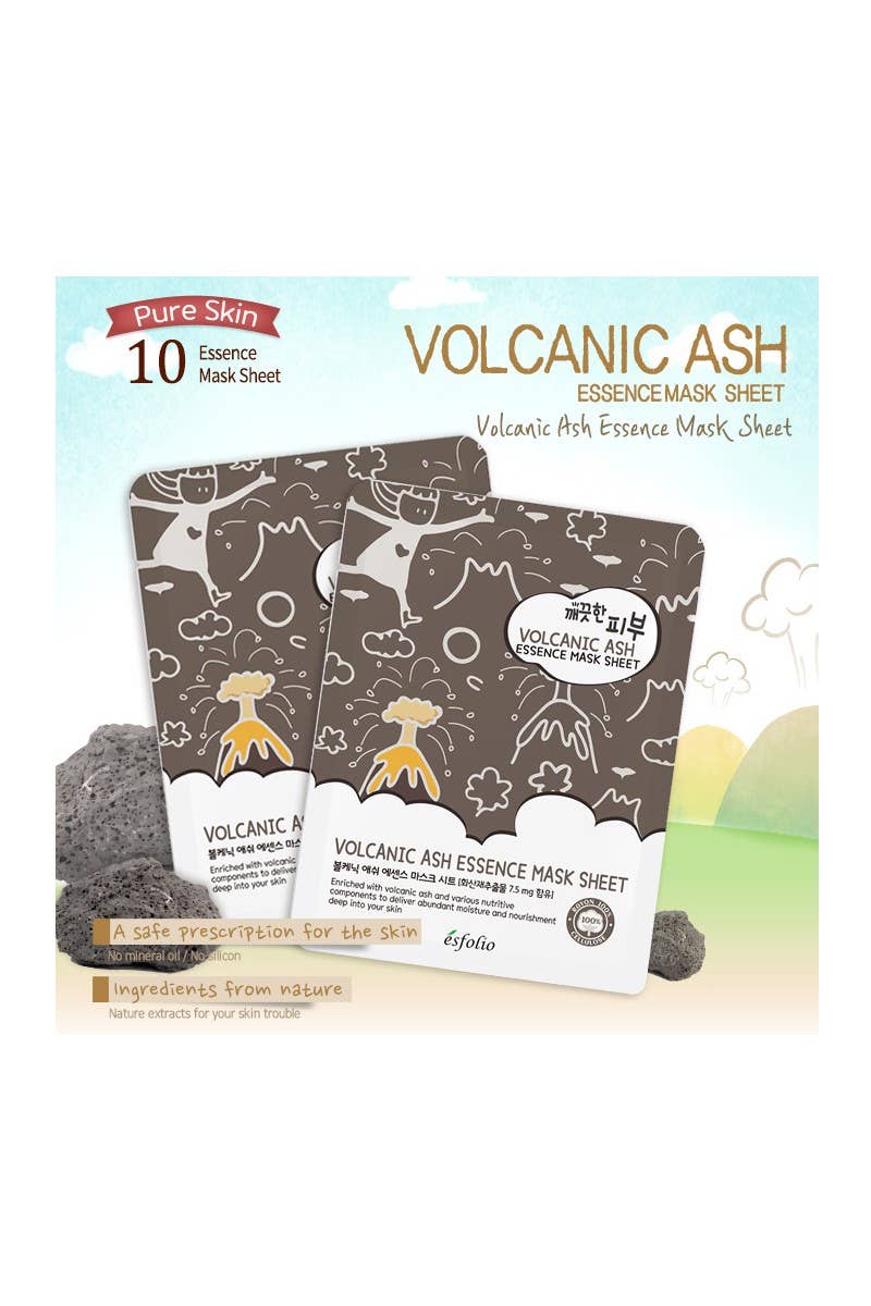 Esfolio Essence Mask Sheet Volcanic Ash - OVERRATED