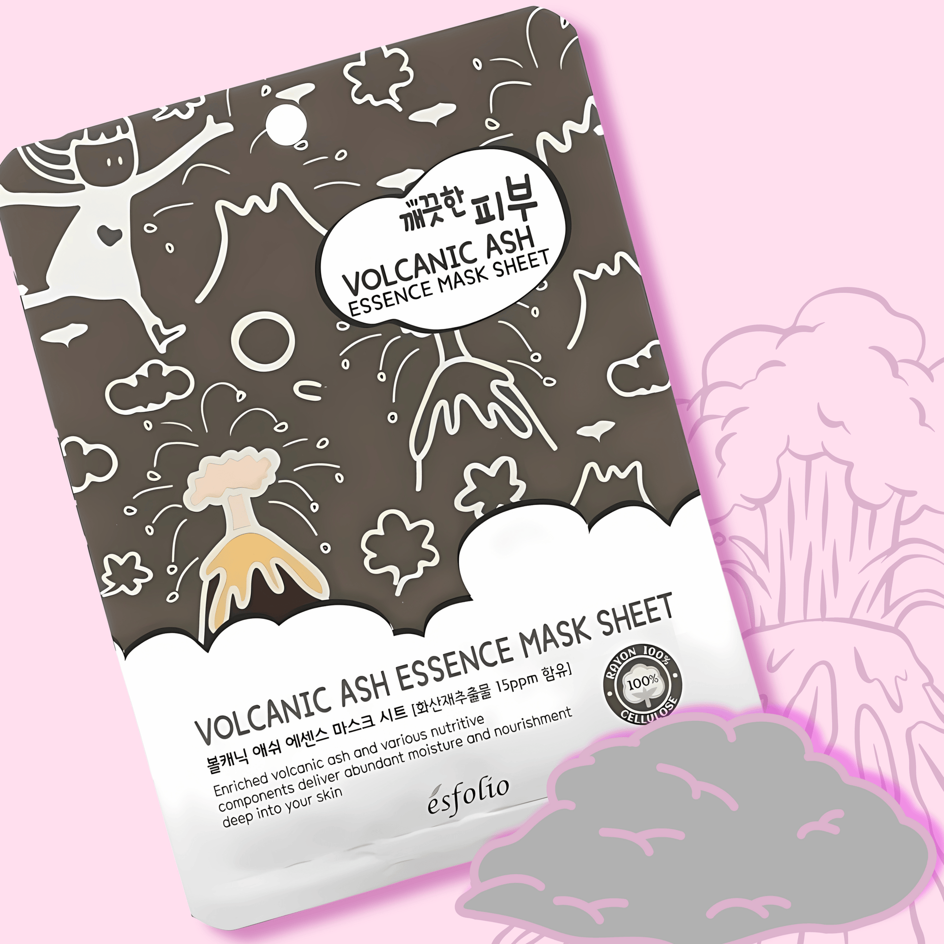 Esfolio Essence Mask Sheet Volcanic Ash - OVERRATED