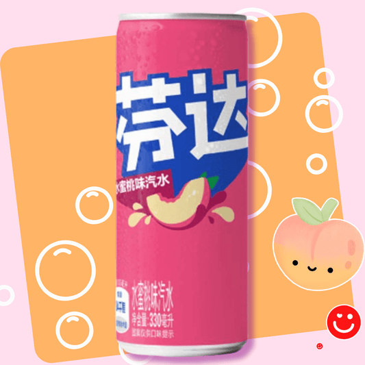 Fanta China Peach Flavor Soda - OVERRATED