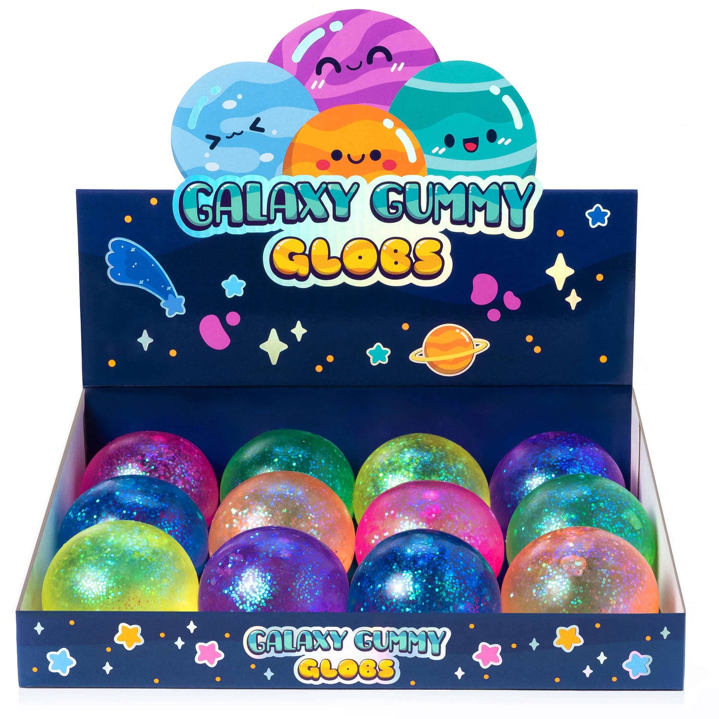 Kawaii Slime Co. Galaxy Gummy Globs SquishySensory Toy Ball