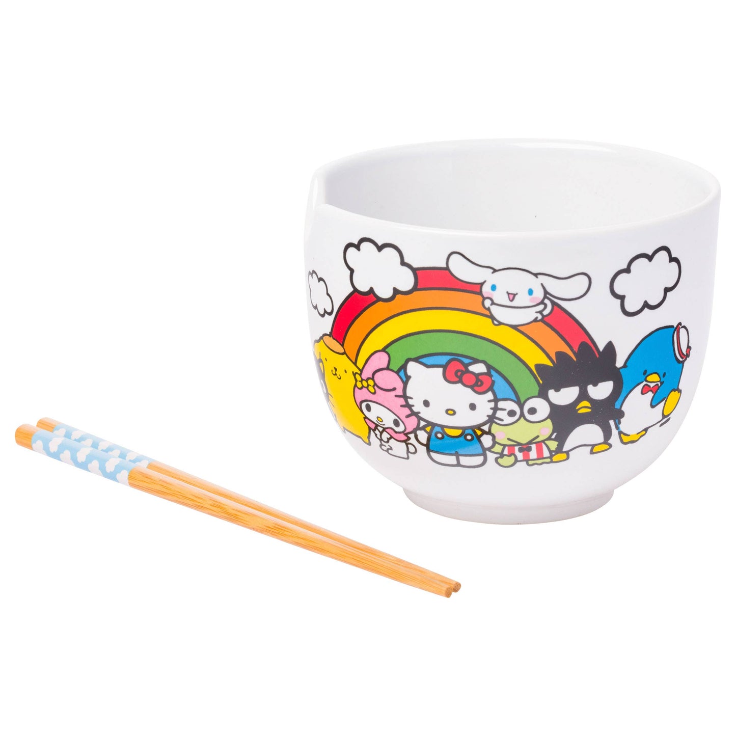 Hello Kitty and Friends Rainbow Ramen Bowl with Chopsticks