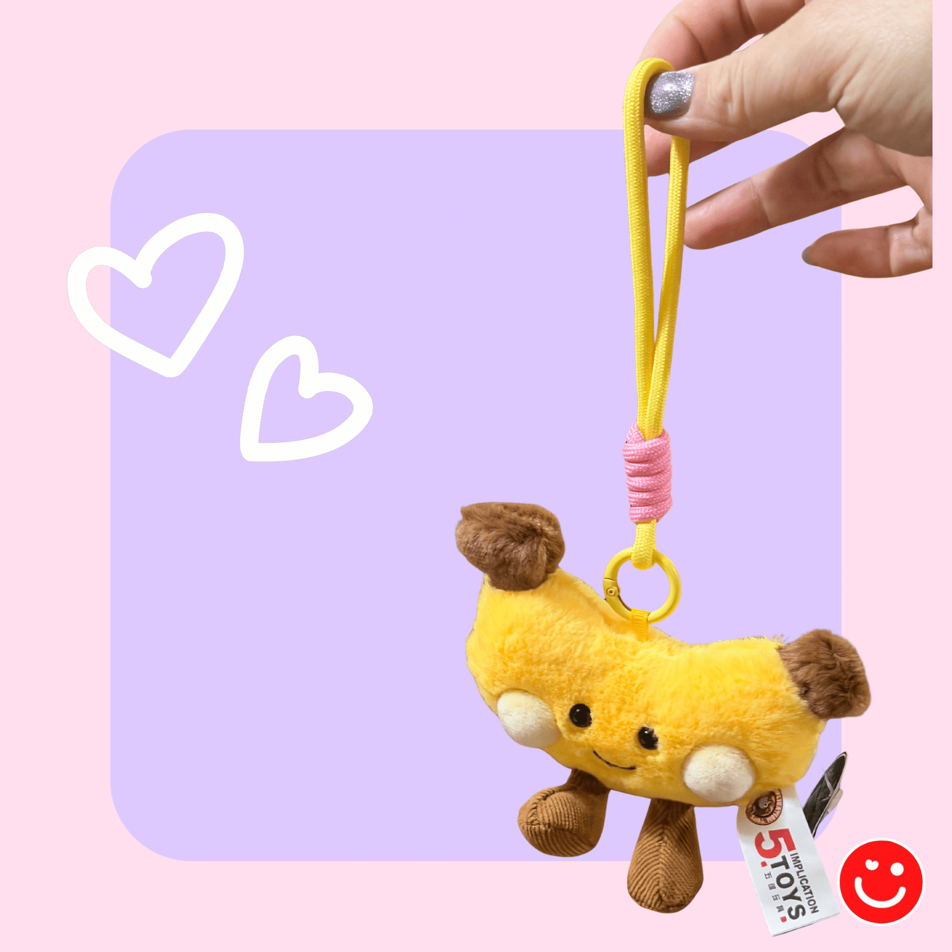 kawaii plush keychain fruit friends displayed on keys accessory lifestyle - Overrated Korean Beauty & More