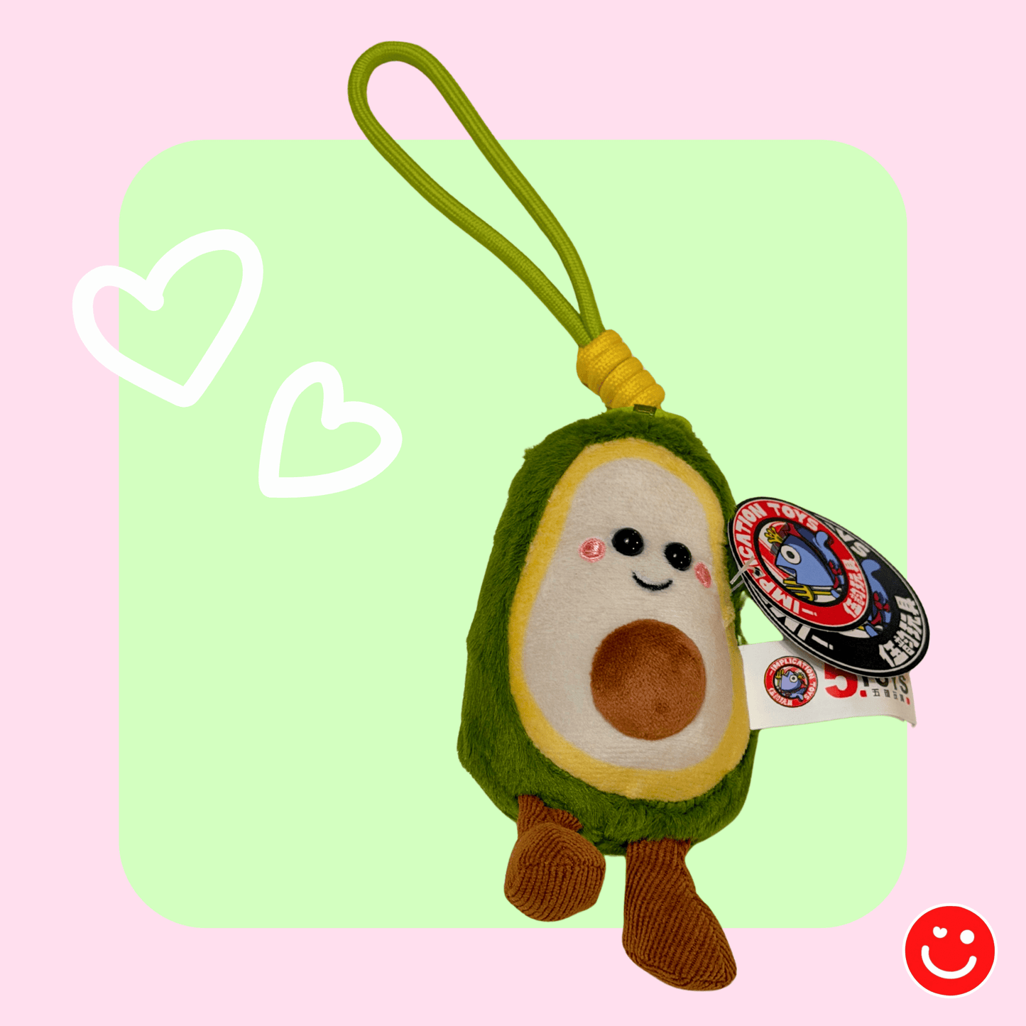kawaii plush keychain fruit friends watermelon pop keychain hanging bag - Overrated Korean Beauty & More