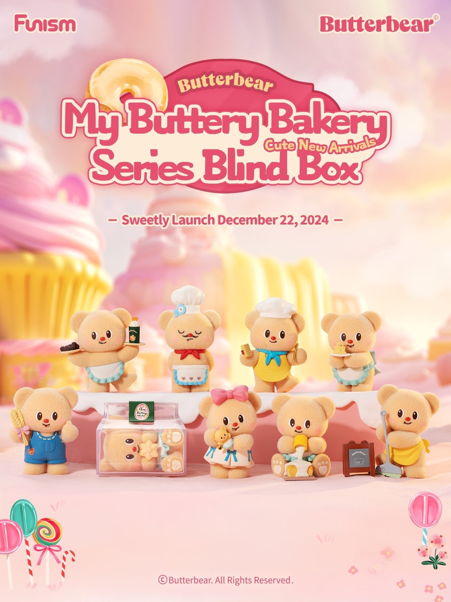 Funism Butterbear My Buttery Bakery Series Blind Box - OVERRATED