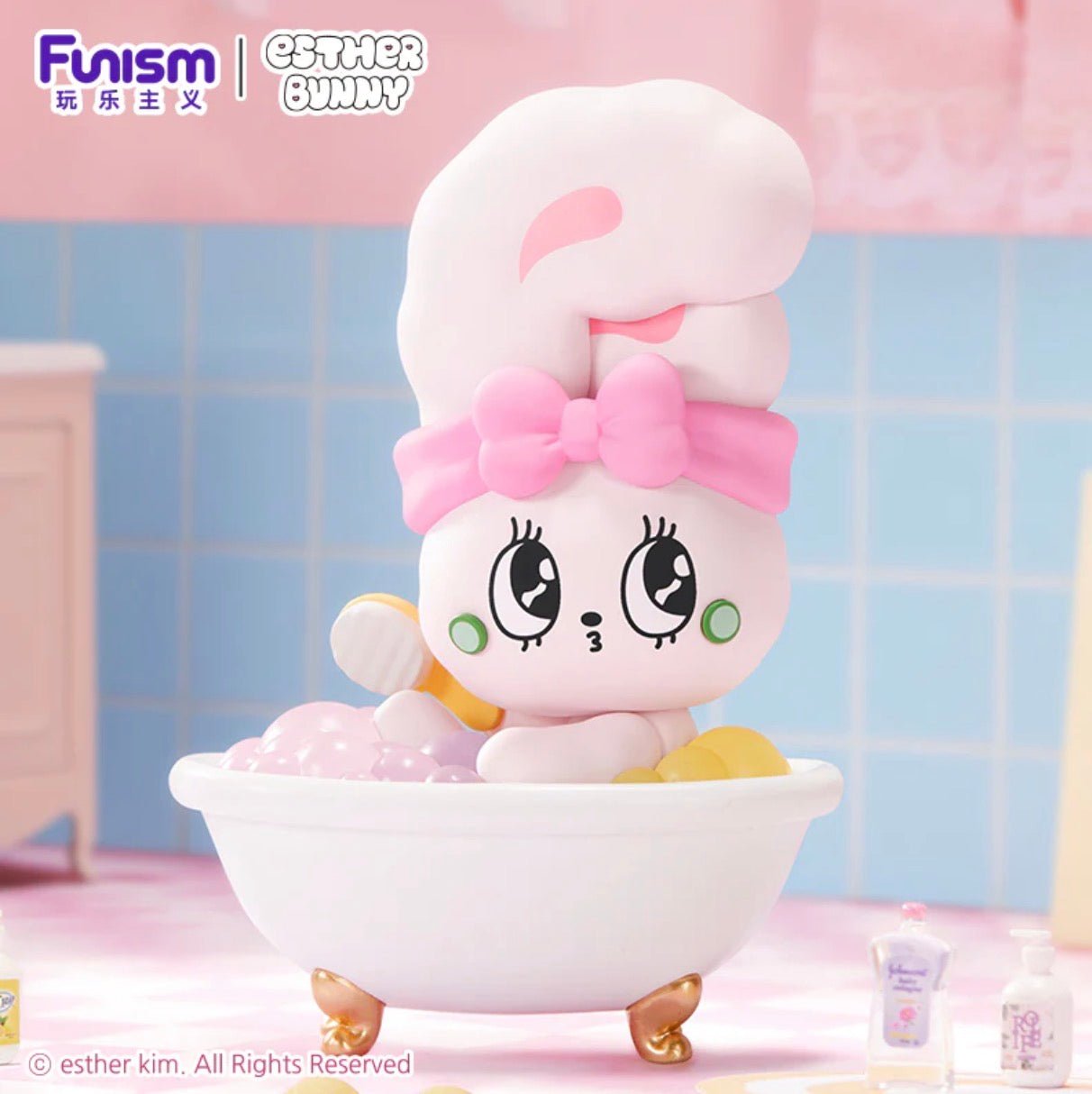 Funism Esther Bunny blind box opened figure display - Overrated Korean Beauty & More