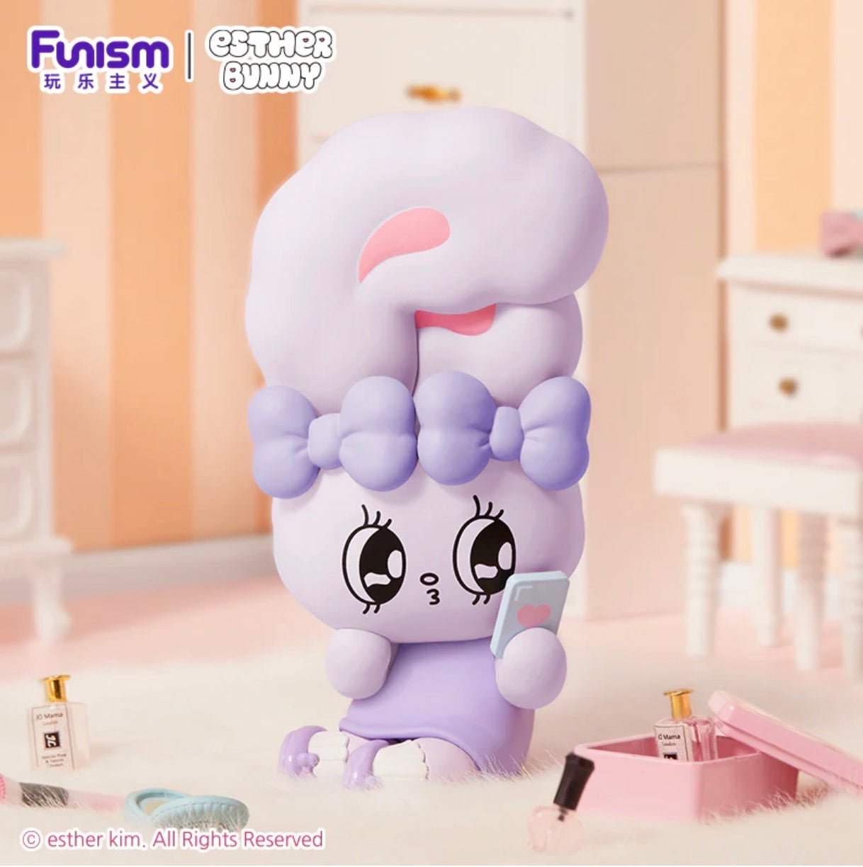 Funism Esther Bunny blind box full collection set display - Overrated Korean Beauty & More