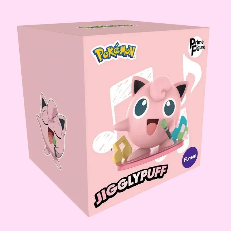 Jigglypuff figure package box Funism Pokemon Prime officially licensed character art - Overrated Korean Beauty & More