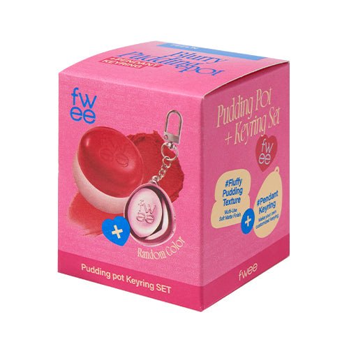 FWEE Lip & Cheek Blurry Pudding Pot Special Keyring Set - OVERRATED