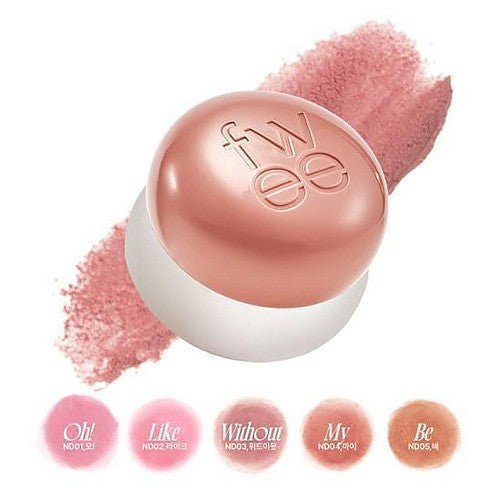 FWEE Lip & Cheek Blurry Pudding Pot Special Keyring Set - OVERRATED