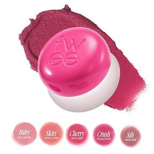 FWEE Lip & Cheek Blurry Pudding Pot Special Keyring Set - OVERRATED