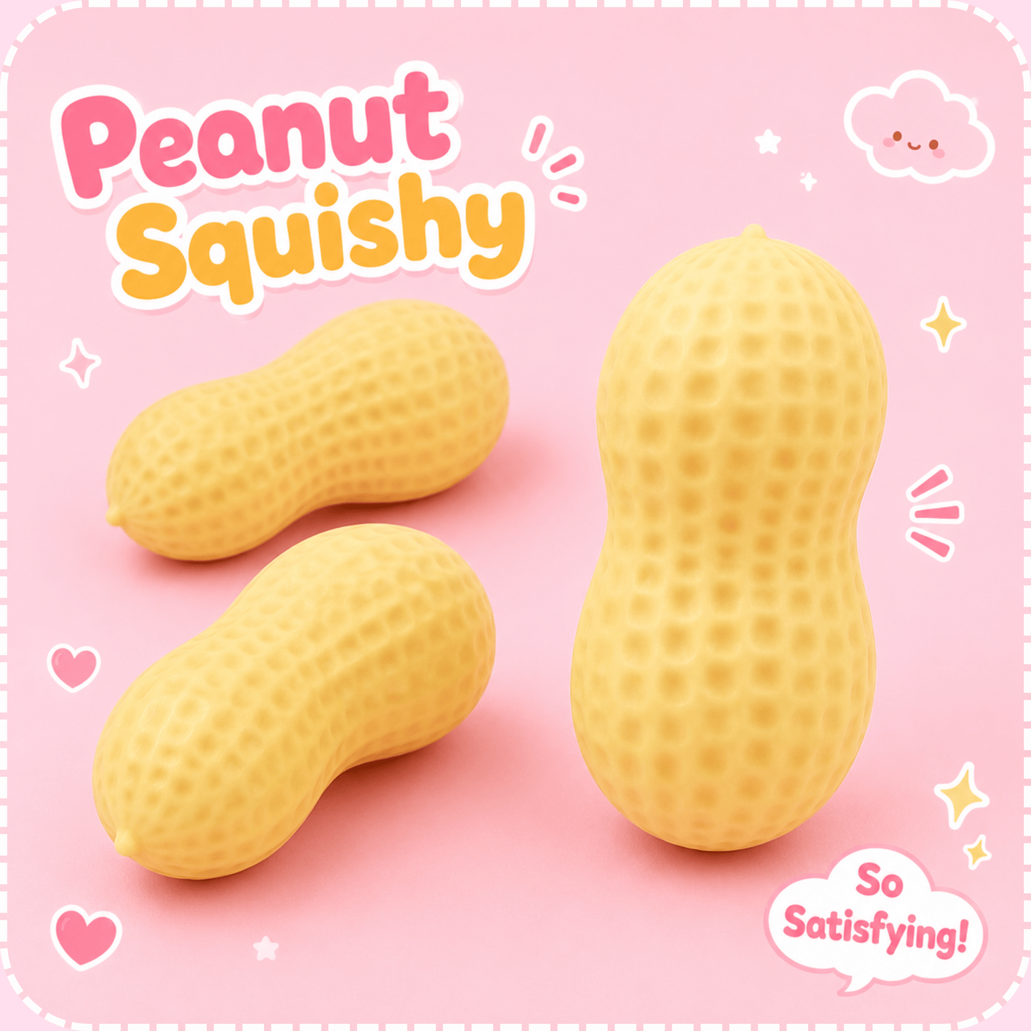 Giant Peanut Squishy - OVERRATED