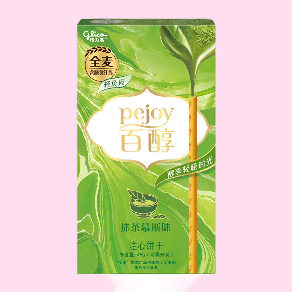 Glico Pejoy Matcha Mousse Flavor Biscuit Sticks - OVERRATED