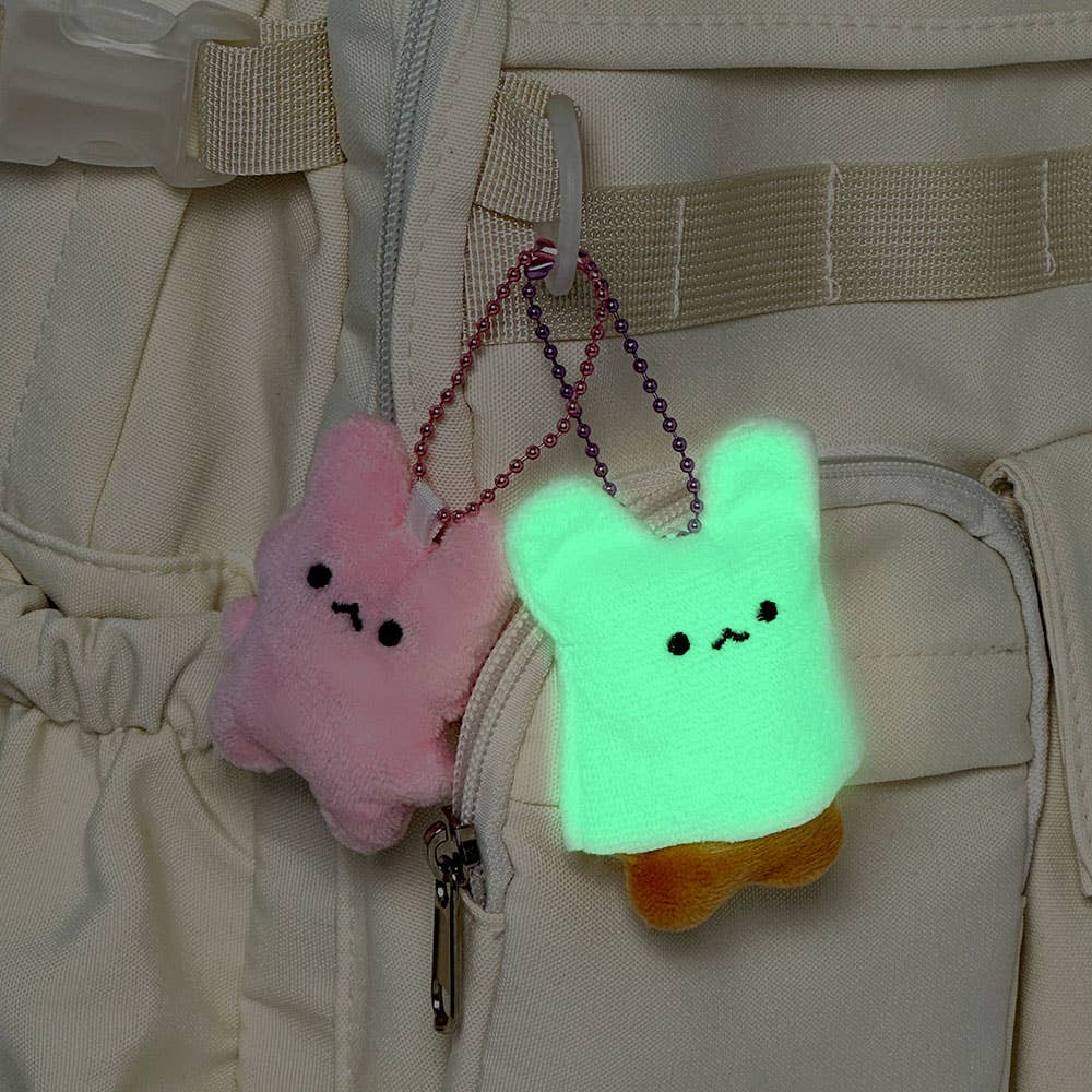 Glow - in - the - Dark Ghost Plush Keychain – Random Blind Bag - OVERRATED